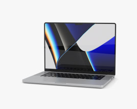 Apple MacBook Pro 2021 16-inch Silver 3D model